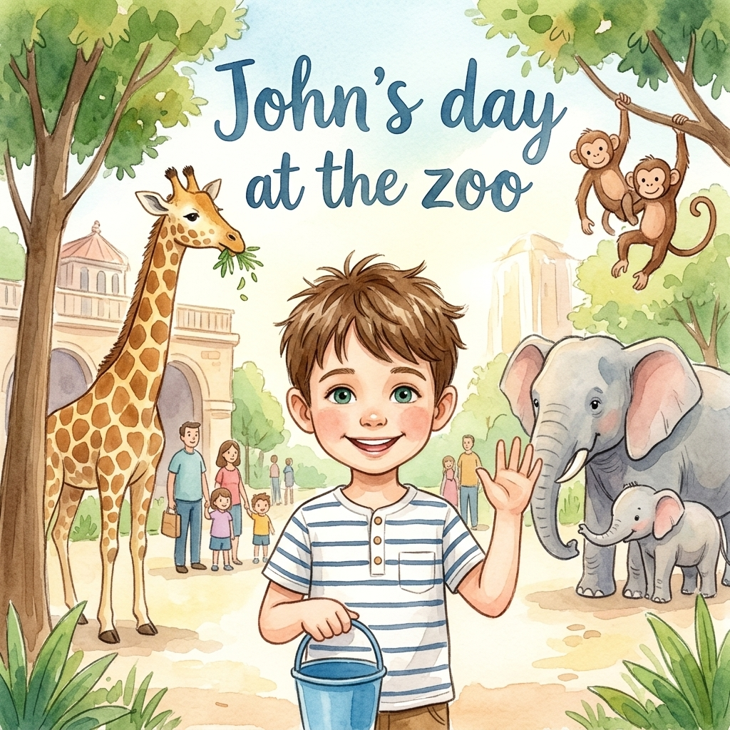 John's day at the zoo